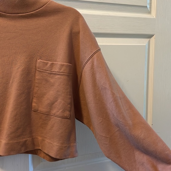 OAK AND FORT | dusty orange sweater, size XS - Picture 3 of 5